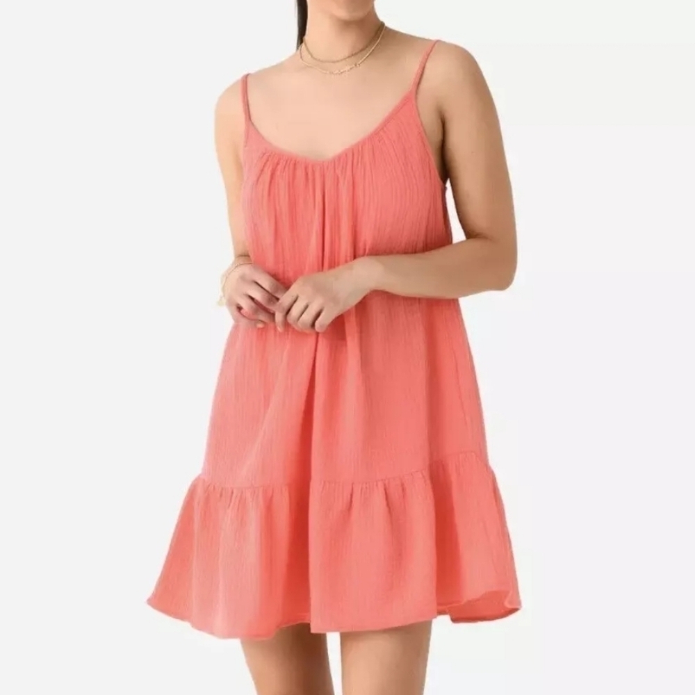 Z‎ Supply Amalia Sleeveless Gauze Mini Dress